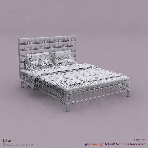 Boss bed with small headboard